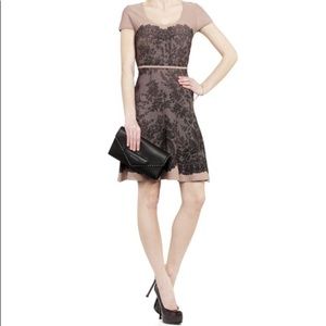 BCBG Lace Print Dress